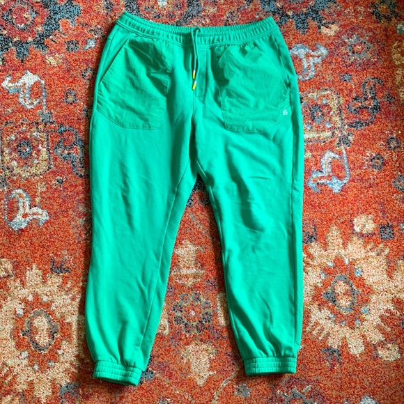 Bonobos Bright Green Sweatpants - Picture 1 of 3